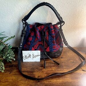 Elliott Lucca Gigi Bon Bon Drawstring Top-Handle / crossbody Bag - New!